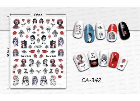 3D Nail Stickers - CA-342